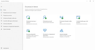 Windows 10 のセキュリティ セキュリティセンター