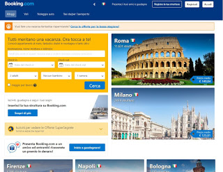 Booking.comのウェブサイト
