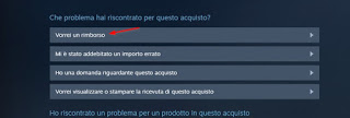 スチーム払い戻し Steam に返金をリクエストする