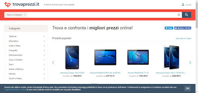 トロヴァプレッツォのウェブサイト