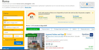 Booking.comのウェブサイト