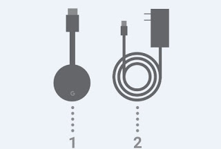 Chromecast を接続する クロームキャストケーブル
