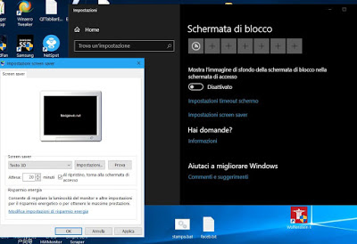 スクリーンセーバーの設定