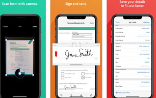 Adobe Fill & Sign アプリケーション Adobe 入力と署名