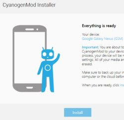 PCからCyanogenMod Androidをインストールする