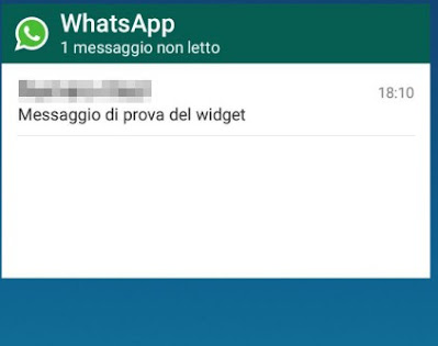 WhatsApp ウィジェット