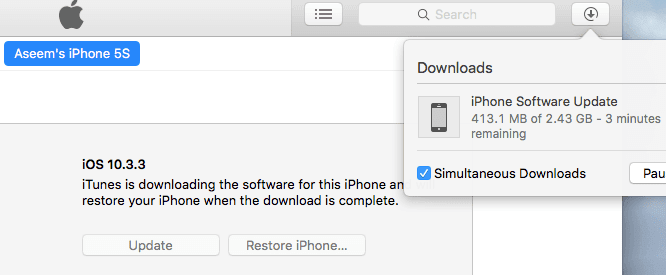 Asem iPhone 初期ソフトウェア アップデート