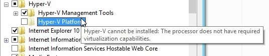 Hyper-V のトラブルシューティング