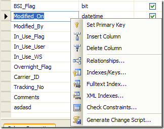 SQL スイッチ スクリプトを生成する
