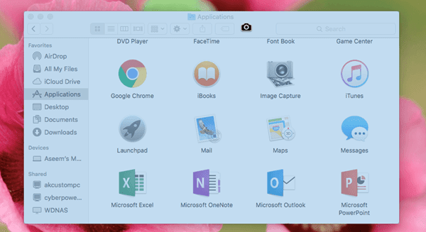 Mac OS X で Windows 7 および Windows 8 共有フォルダーをマウントする方法