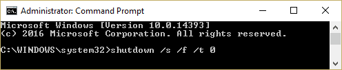 cmd の完全なシャットダウン コマンド