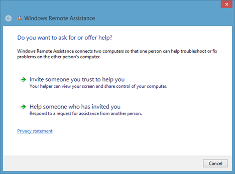 Windows リモート アシスタンス、リモート デスクトップ接続