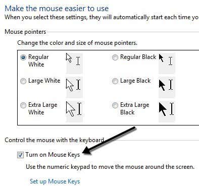 マウスキーを有効にする
