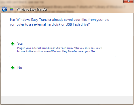 簡単な Windows 転送