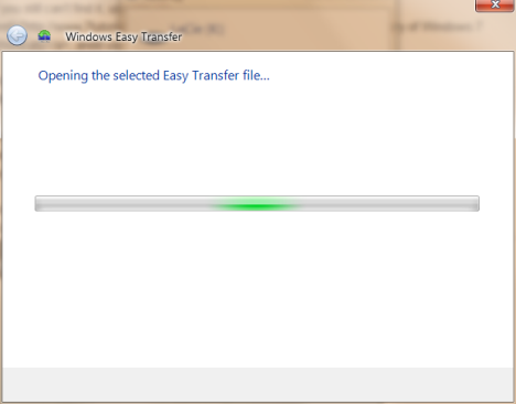 簡単な Windows 転送