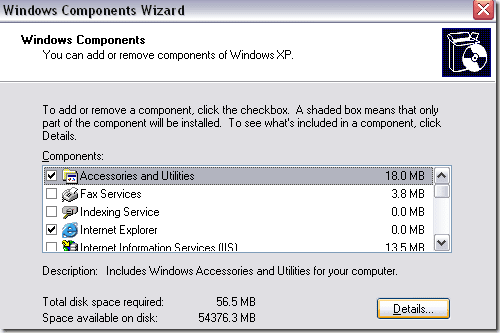 Windows XP 電卓がありません