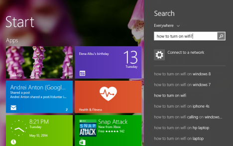 Windows 8.1、Bing、自然、言語、検索、スマート検索、自然言語理解
