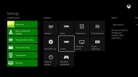 xbox one、名前、変更、名前の変更、コンソール