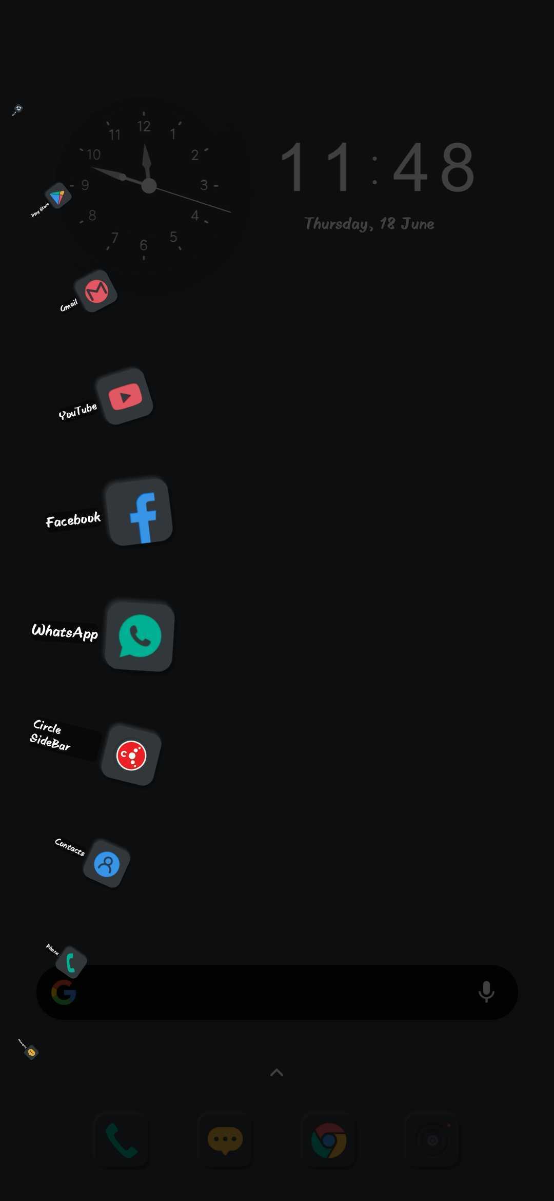 Circle Sidebar アプリを使用する準備が整いました。 