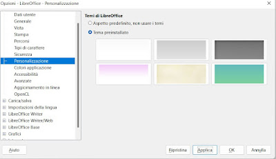 LibreOffice カスタマイズ テーマ LibreOffice テーマ