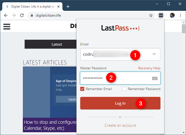 LastPass 認証