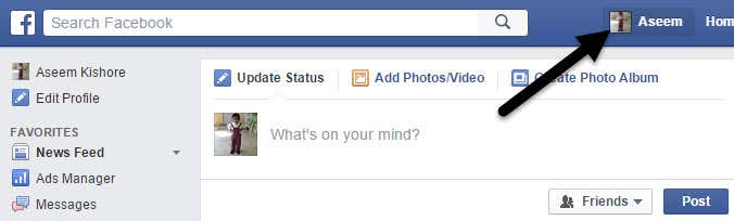 フェイスブックのプロフィール
