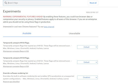 フラグを有効にする