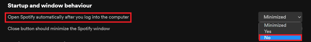 Spotify の設定