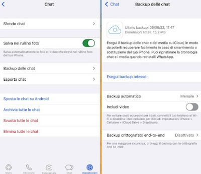 WhatsApp iPhoneのバックアップ WhatsApp iPhone