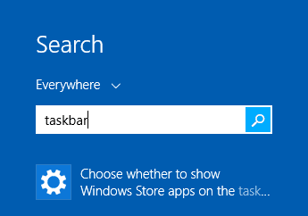 タスクバー、アプリ、Windows 8.1、固定、表示、固定解除