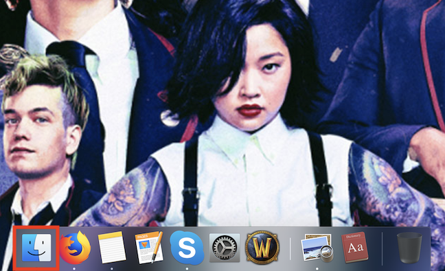 Dock の Finder ショートカット