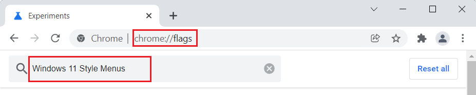 Chrome フラグが 11 種類のスタイル メニューを獲得