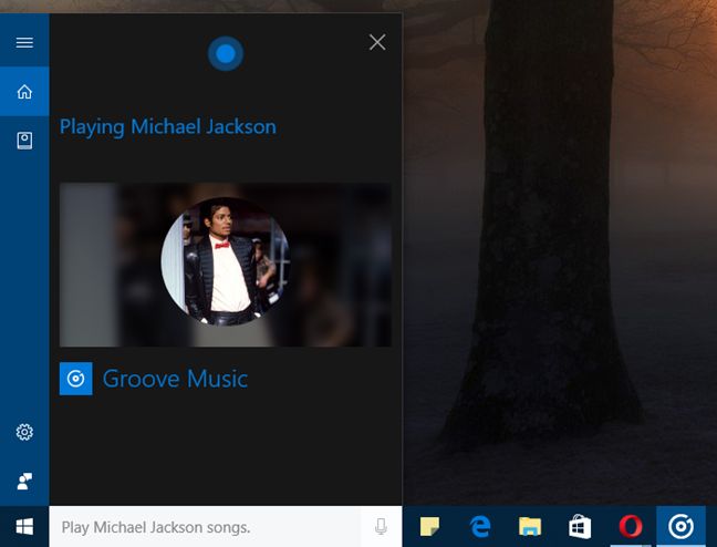 Cortana、Windows 10、Groove 音楽、再生、歌、音楽