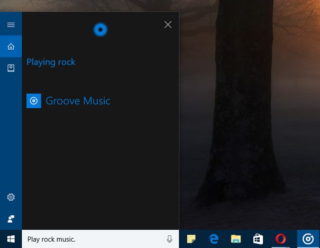 Cortana、Windows 10、Groove 音楽、再生、歌、音楽