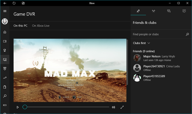 Windows 10、Xbox、アプリ