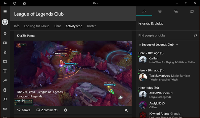 Windows 10、Xbox、アプリ