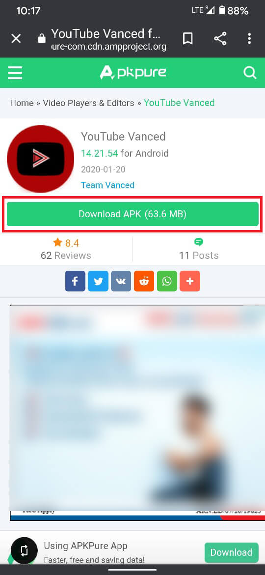 YouTube Vanced をダウンロードしてインストールします。 Android で YouTube 広告をブロックする方法