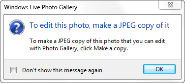 Windows Live フォト ギャラリー