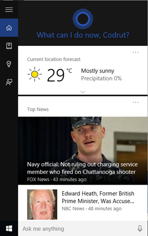 Cortana、Windows 10、取得、作業、有効化、有効化、任意、国、地域、世界、言語