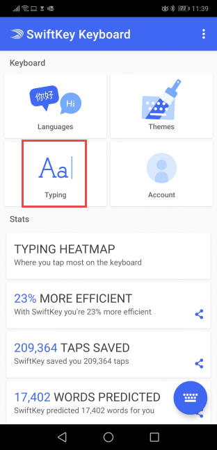 SwiftKey キーボード - タップタイプ