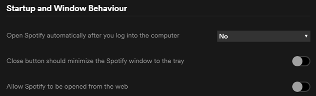 Spotify、Windows
