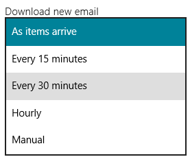 Windows 8 - メール アプリ アカウントの設定方法