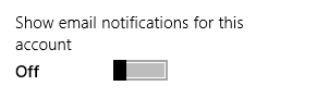 Windows 8 - メール アプリ アカウントの設定方法