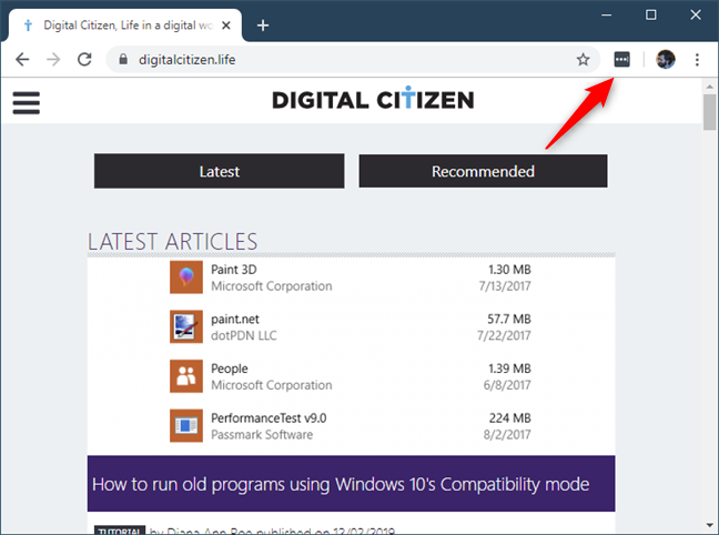 Google Chrome の LastPass ボタン
