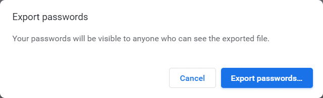 Google Chrome に保存したパスワードをエクスポートする方法
