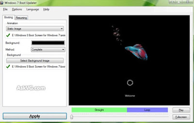 Windows 7 ブート アップデーター
