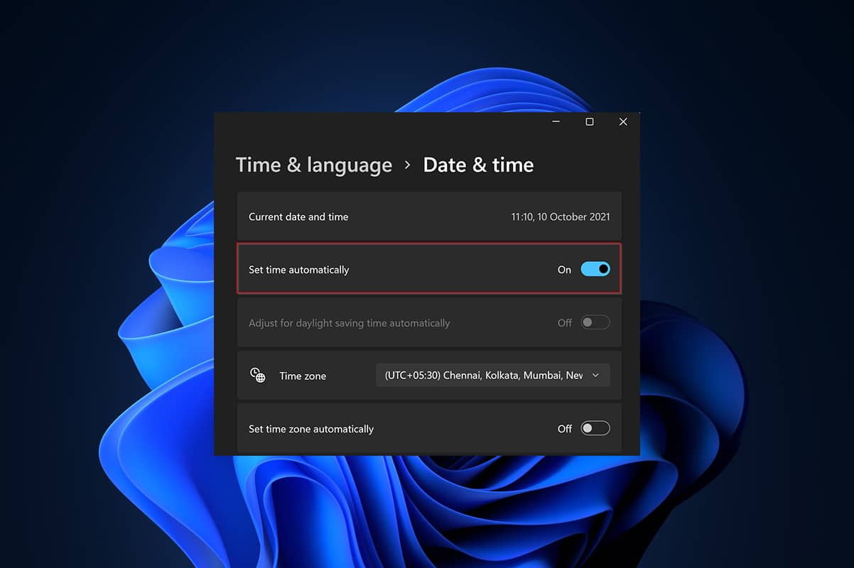 Windows 11 で時刻を同期する方法