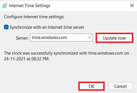 インターネット時刻の同期。 Windows 11 で時刻を同期する方法