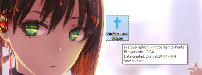 Digital Citizen の PrintScreenToPrinter ツール