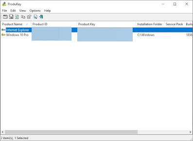 Nirsoft ProduKey